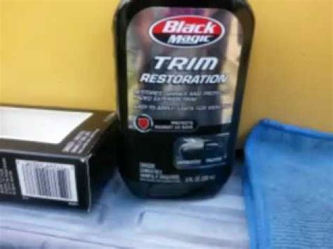 The Pros and Cons of Black Magic Trim Restoration Kits